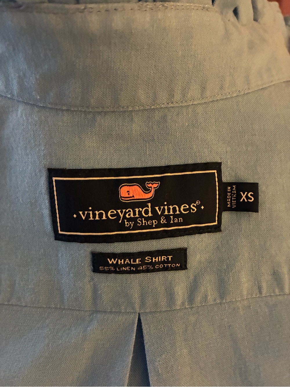 Re-Worked, Up-Cycled, Vinyard Vines Embellished Shirt - Picture 4 of 4